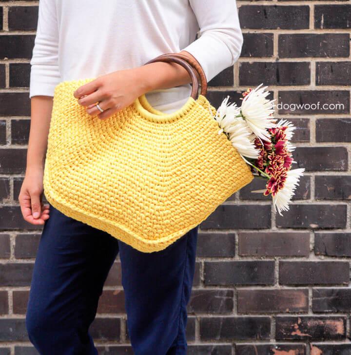Crochet Riviera Tote Bag