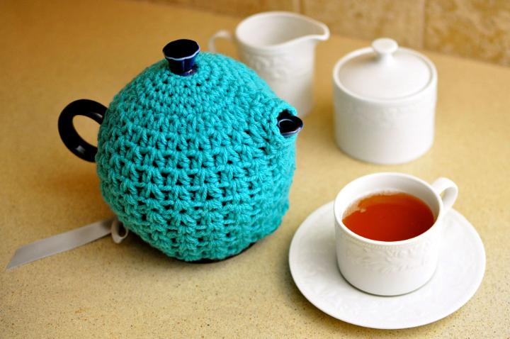 Crochet Teapot Cozy Free Pattern