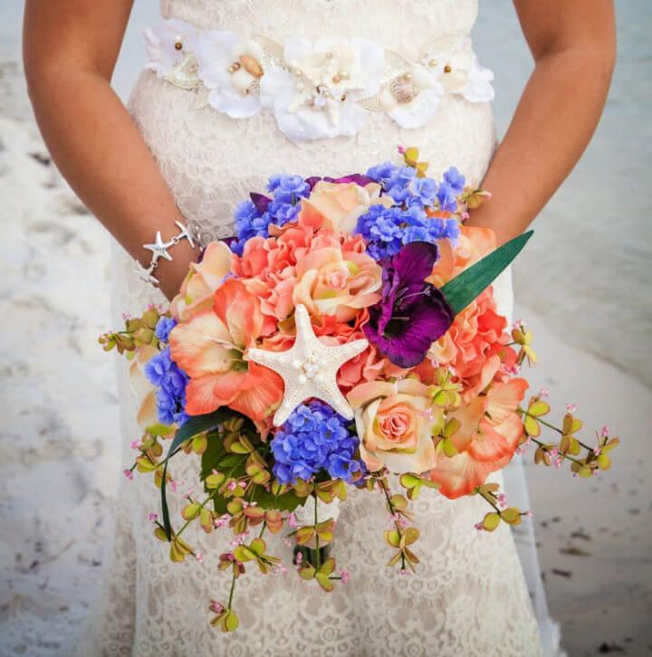 DIY Artificial Wedding Bouquet