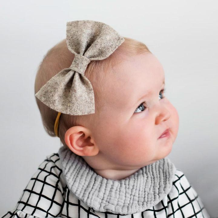 DIY Baby Bow Headband