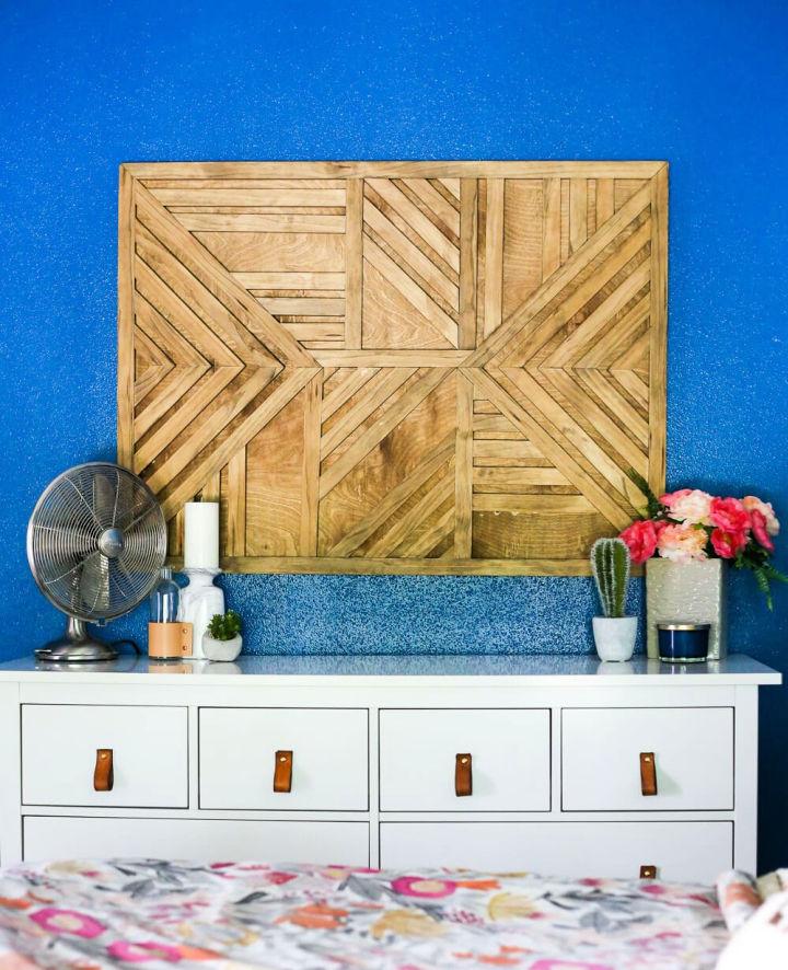 DIY Geometric Wood Wall Art