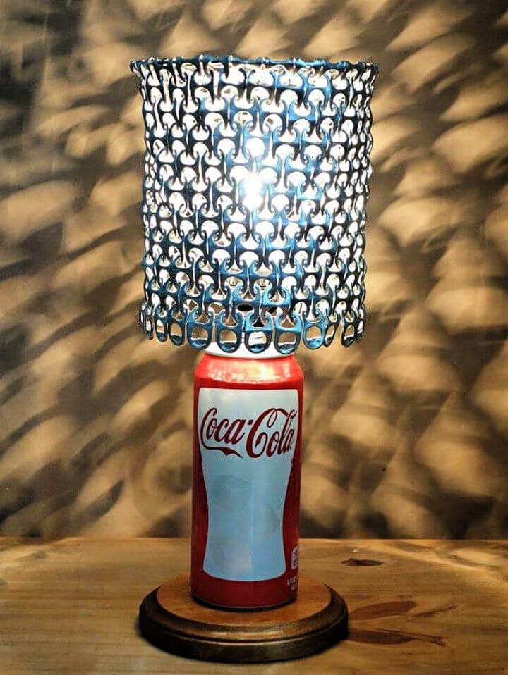 DIY Pop Top Lamp Shade
