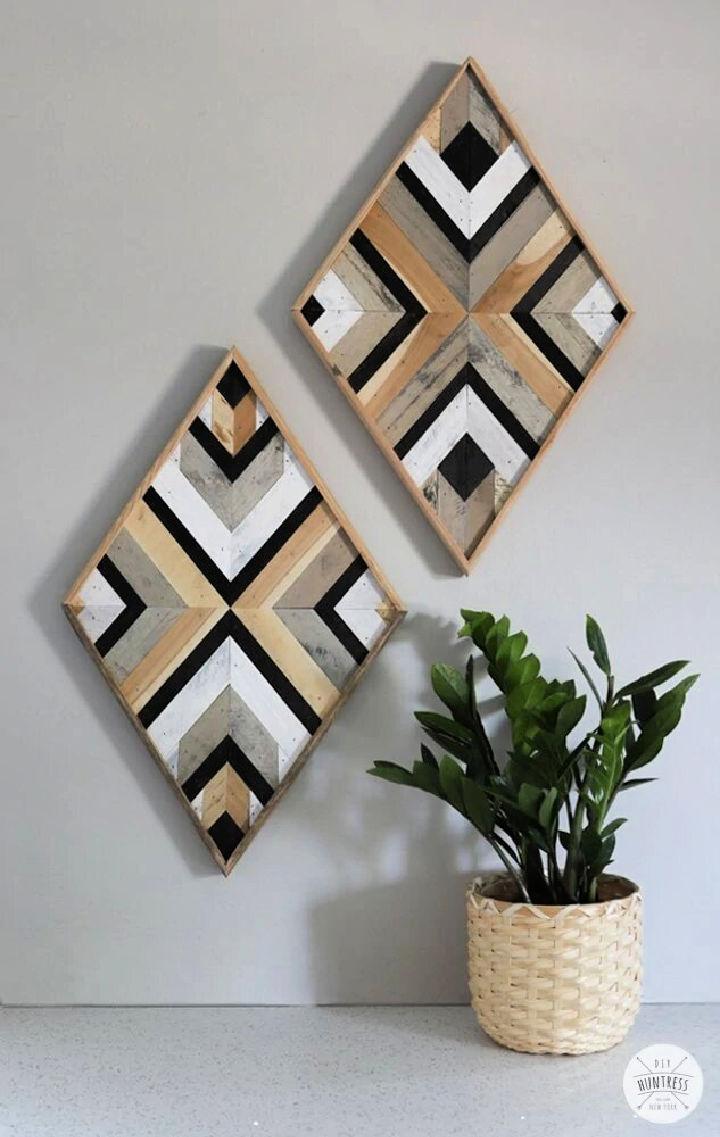 DIY Scrap Wood Wall Art