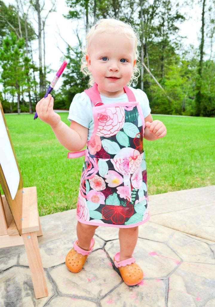 DIY Toddler Smock Apron