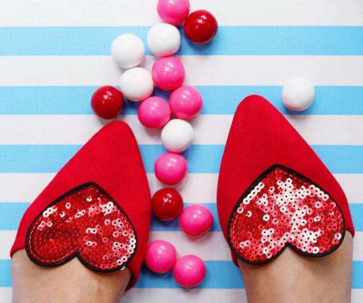 DIY Valentine Shoe