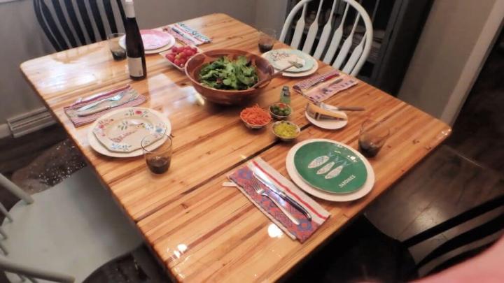 Dining Table From Reclaimed Pallet