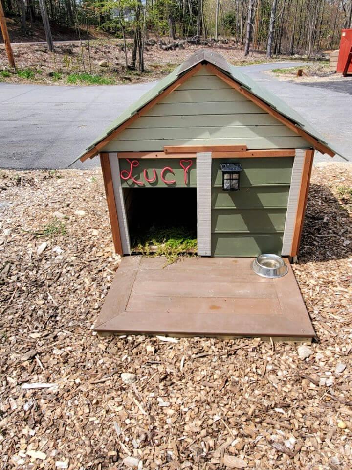 Doghouse from Home Build Scraps