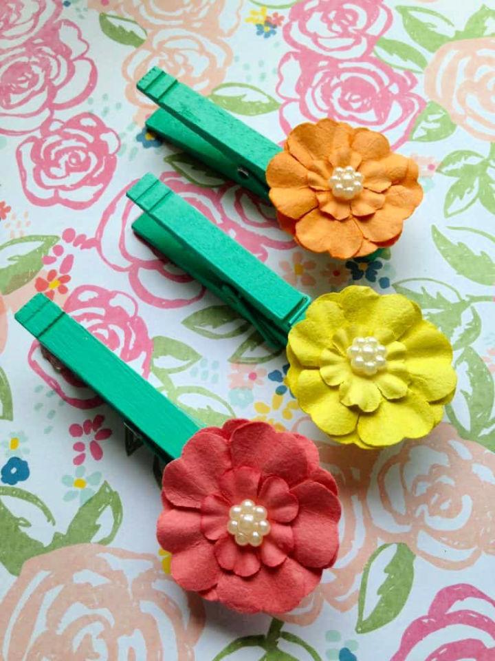 Easy to Make Spring Clothespins