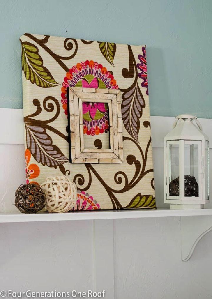 Fabric Wall Art DIY