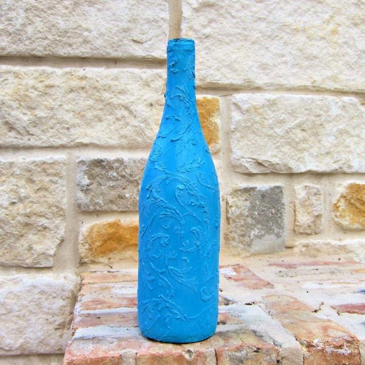 Faux Ceramic Glass Bottle Decorative