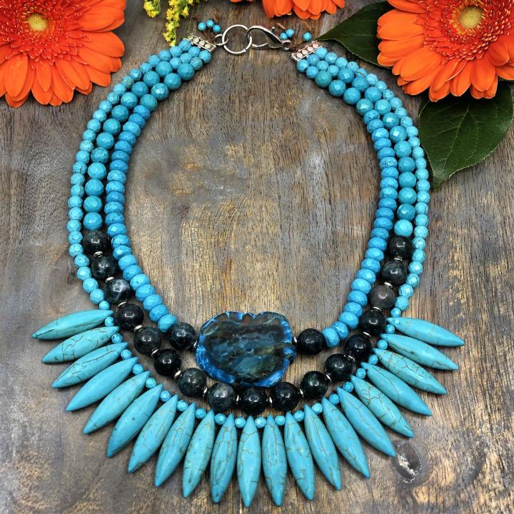 Feather Fall Necklace