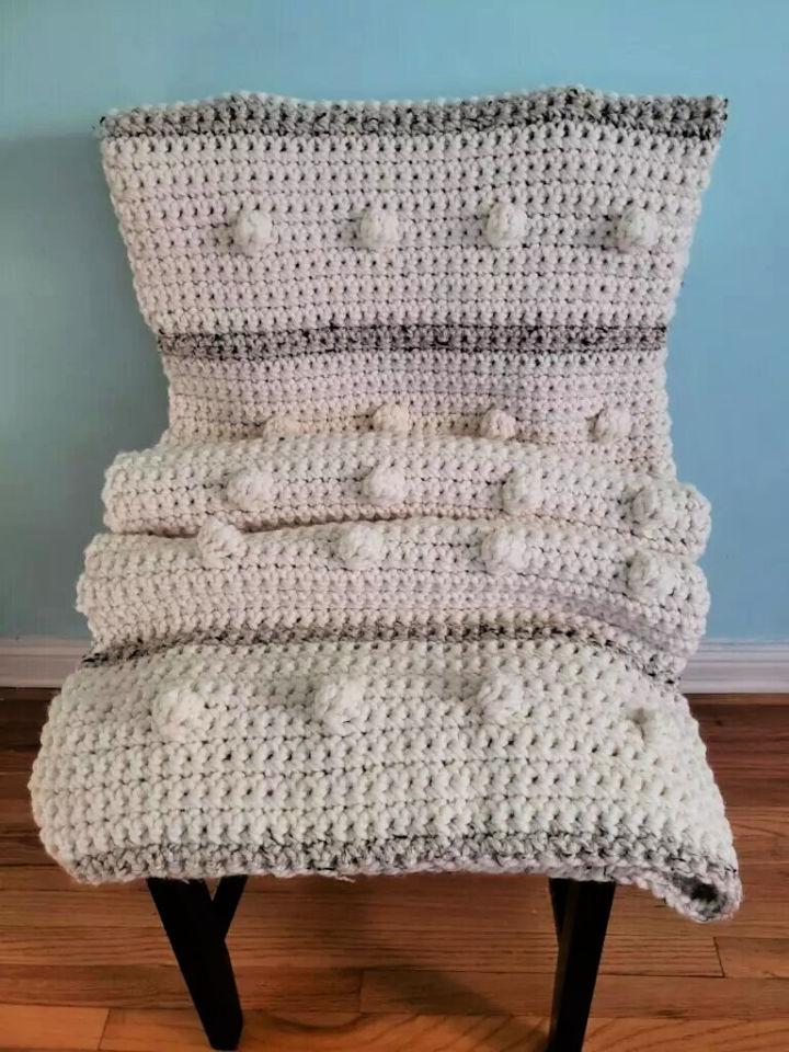 Fog Horn Single Crochet Blanket