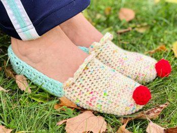 Free Crochet Cupcake Slippers Pattern