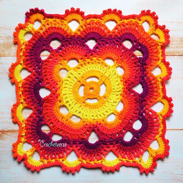 Free Virus Blanket Crochet Pattern