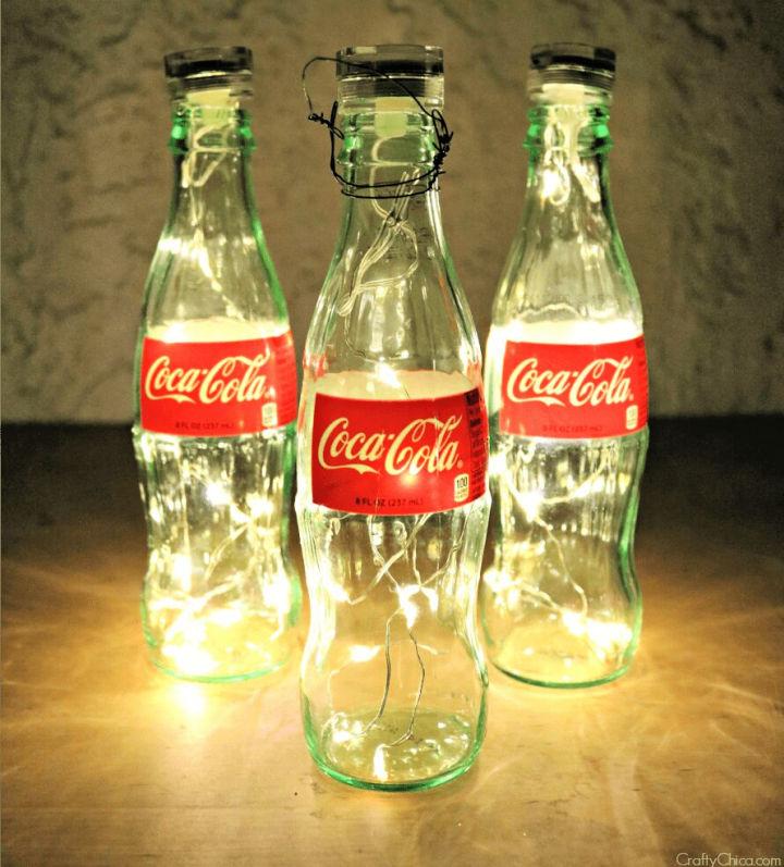 Glass Coke Bottle Luminarias
