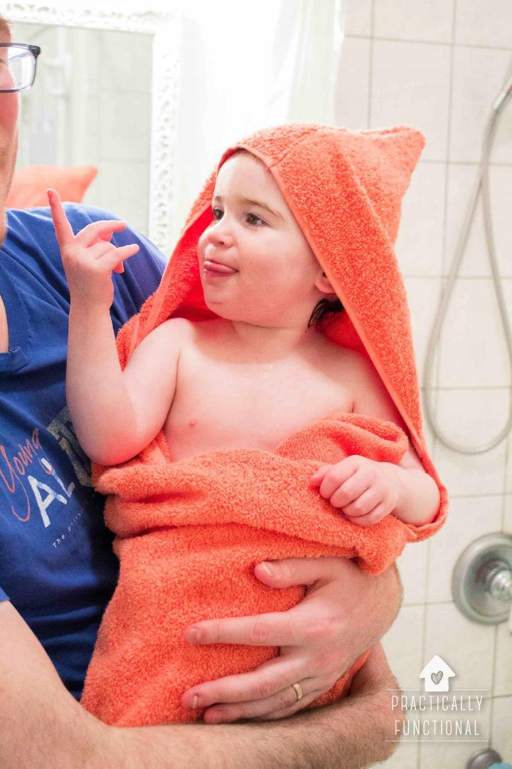 Hooded Baby Towel Tutorial