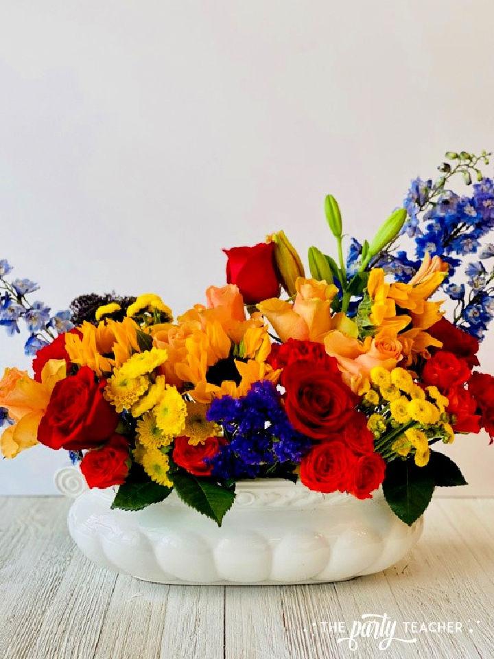 How to Arrange Flowers Using Oasis