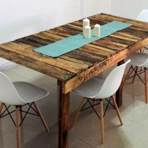 How to Make Dining Table from Pallet