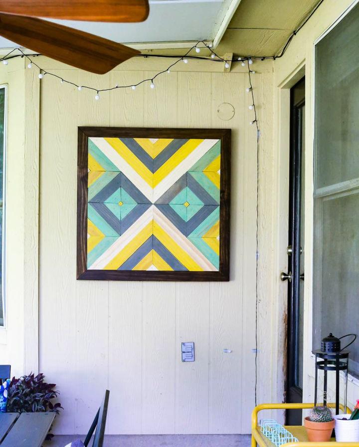 How to Make an Outdoor Wall Art