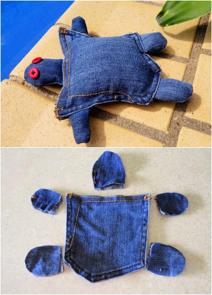 Jeans Pocket Turtle for Kids