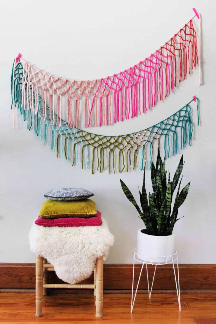 Macrame Yarn Garland