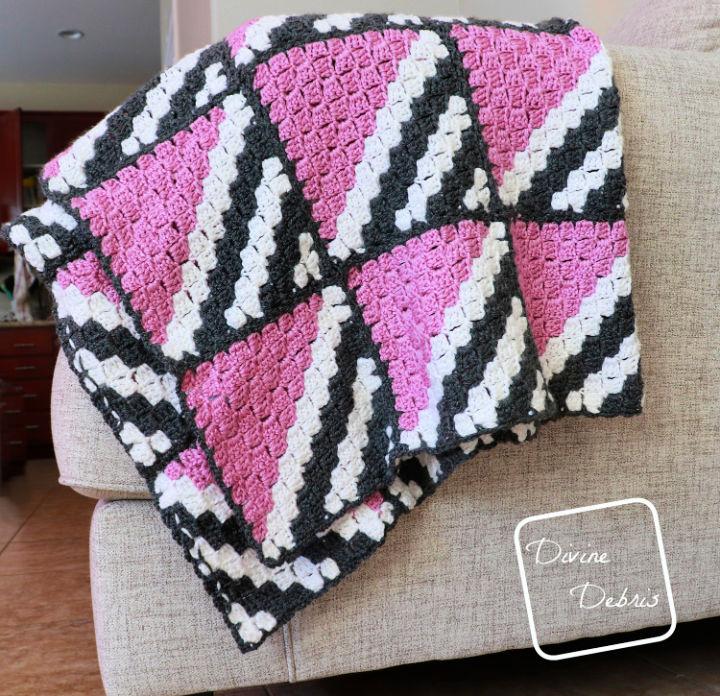 Neapolitan Blanket Crochet Pattern