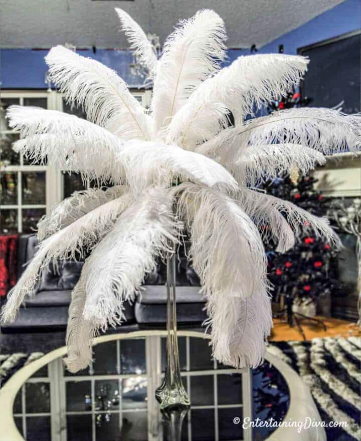 Ostrich Feather Centerpiece