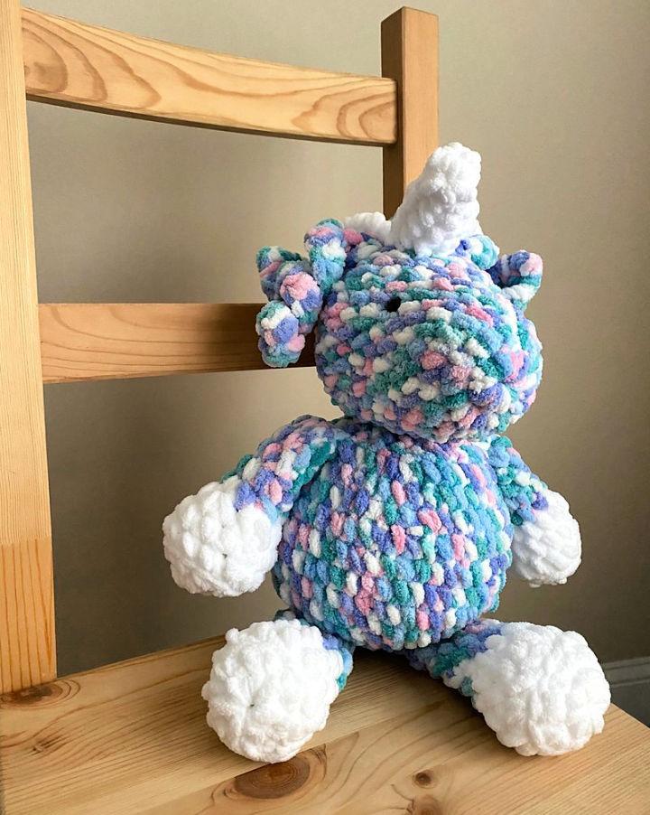 Pillow Unicorn Crochet Pattern