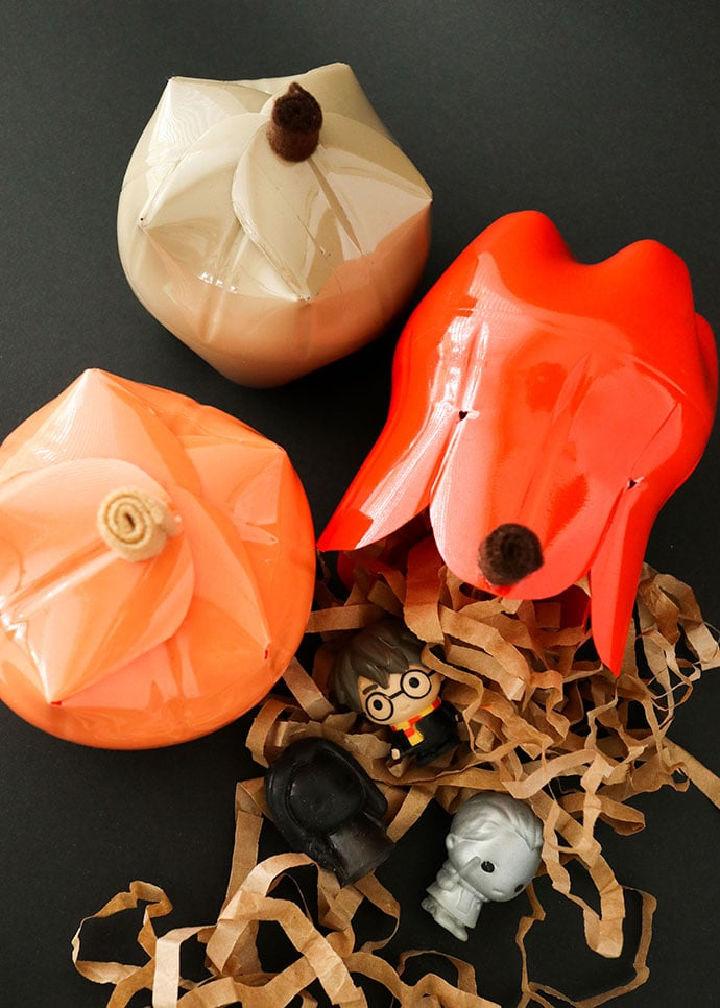 Pumpkin Gift Box from Plastic Bottle