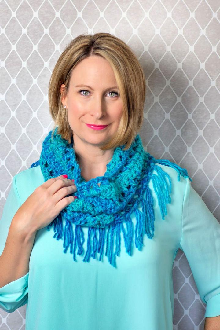 Quick and Easy Crochet Neck Scarf