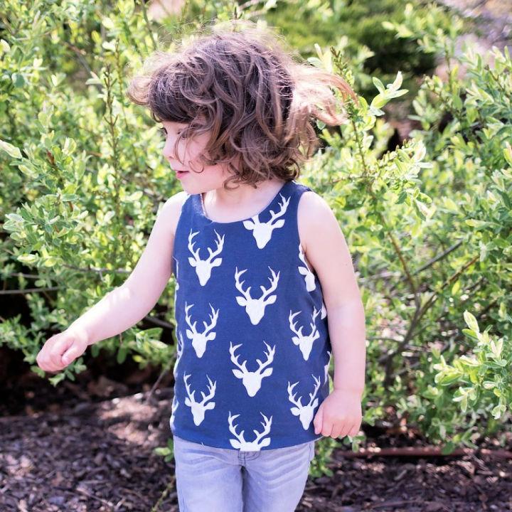 Reversible Kids Tank Top for Beginners