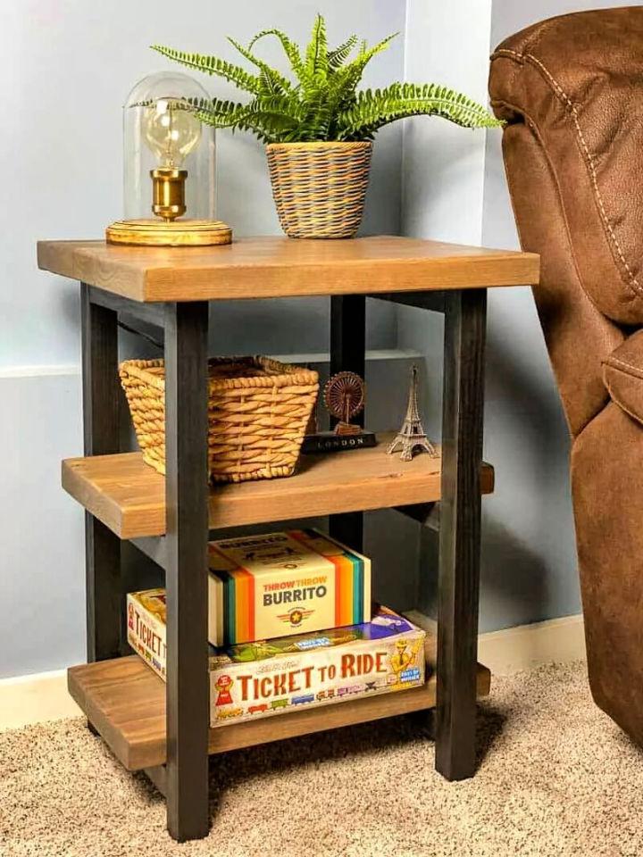 35 Best Diy End Table Plans And Ideas 2021 Updated - Diy Rustic End Table Plans
