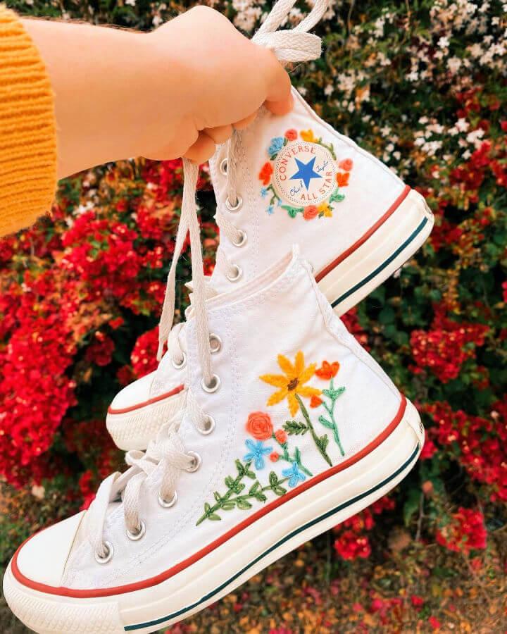 Shoe Embroidery Makeover