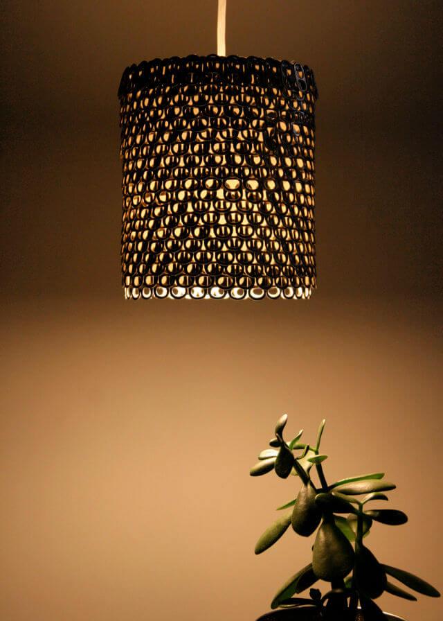 Soda Can Tab Small Pendant Light