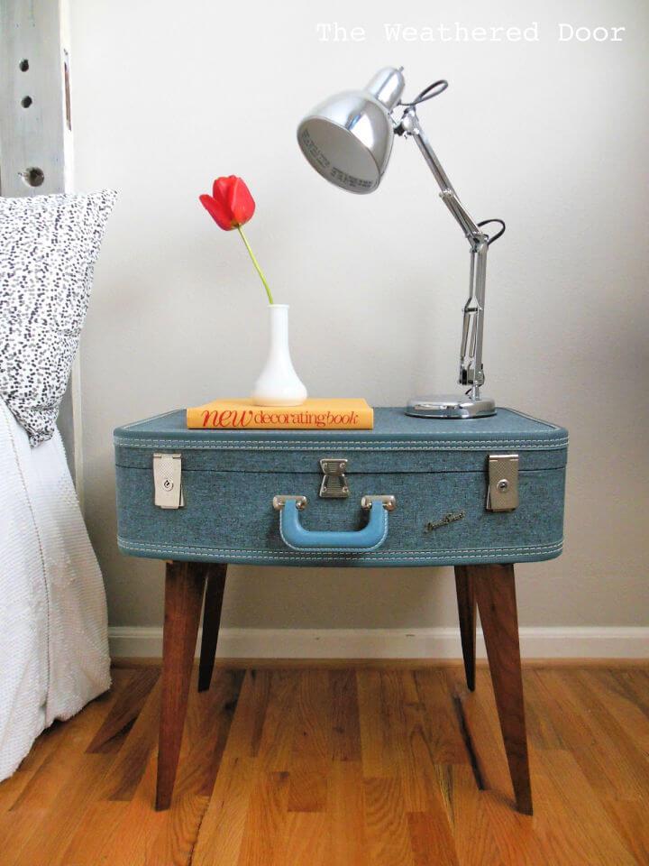 Suitcase Side Table