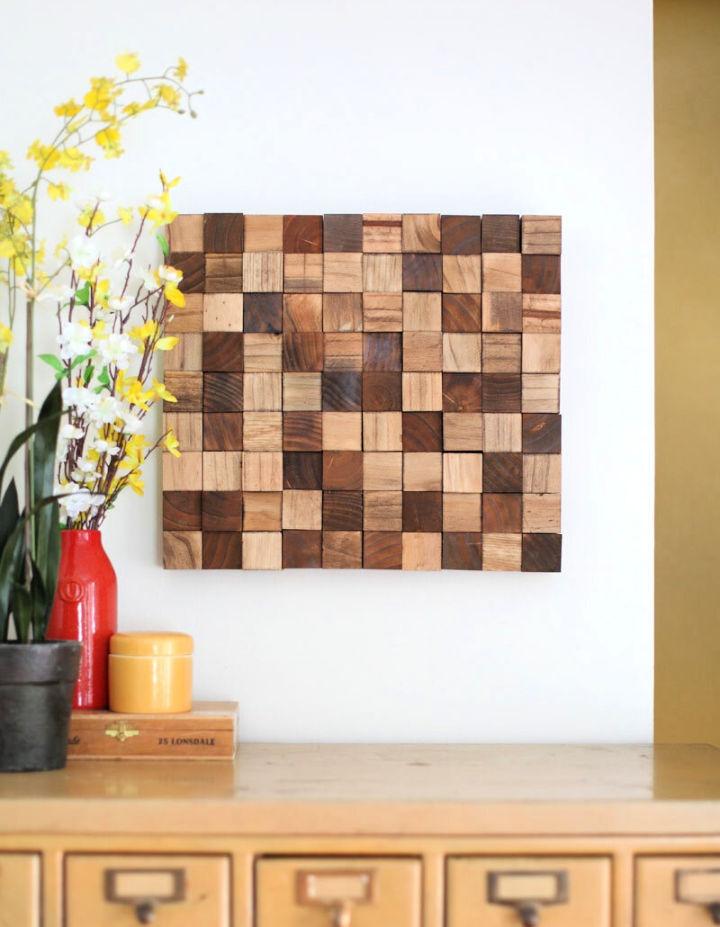 Wooden Mosaic Wall Art