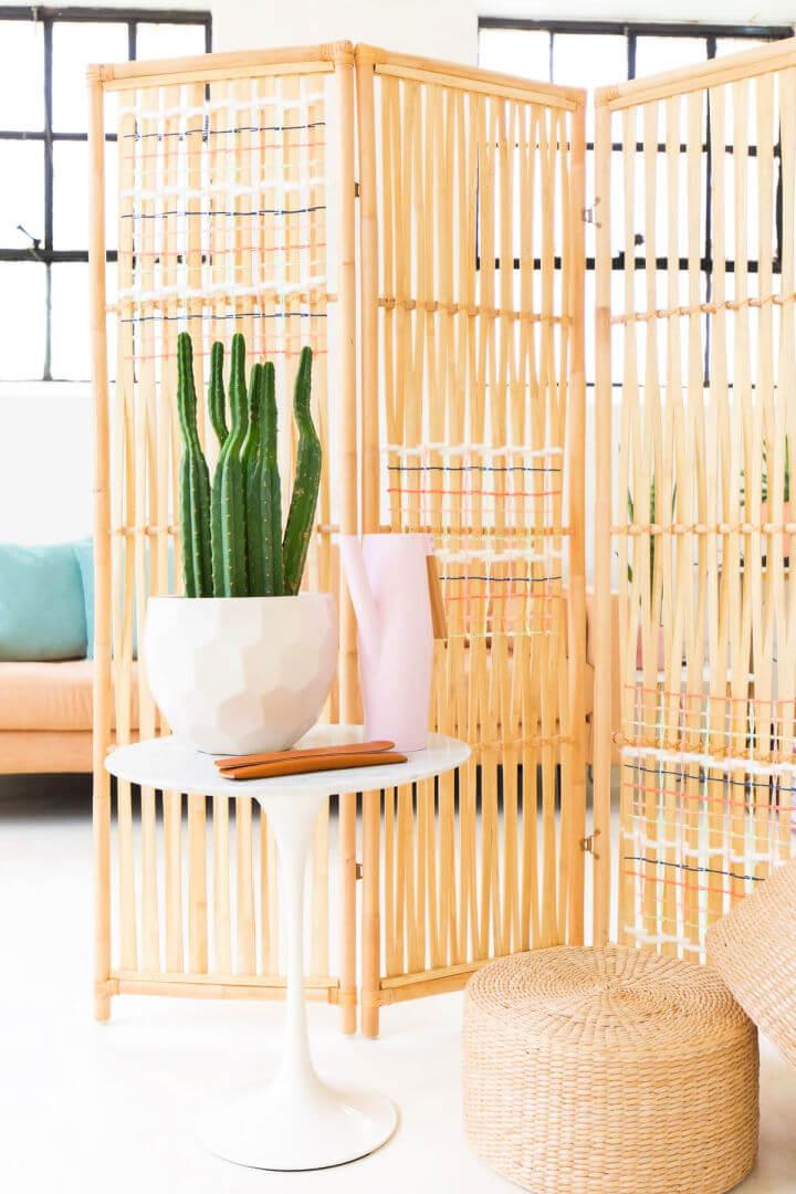 Woven Room Divider