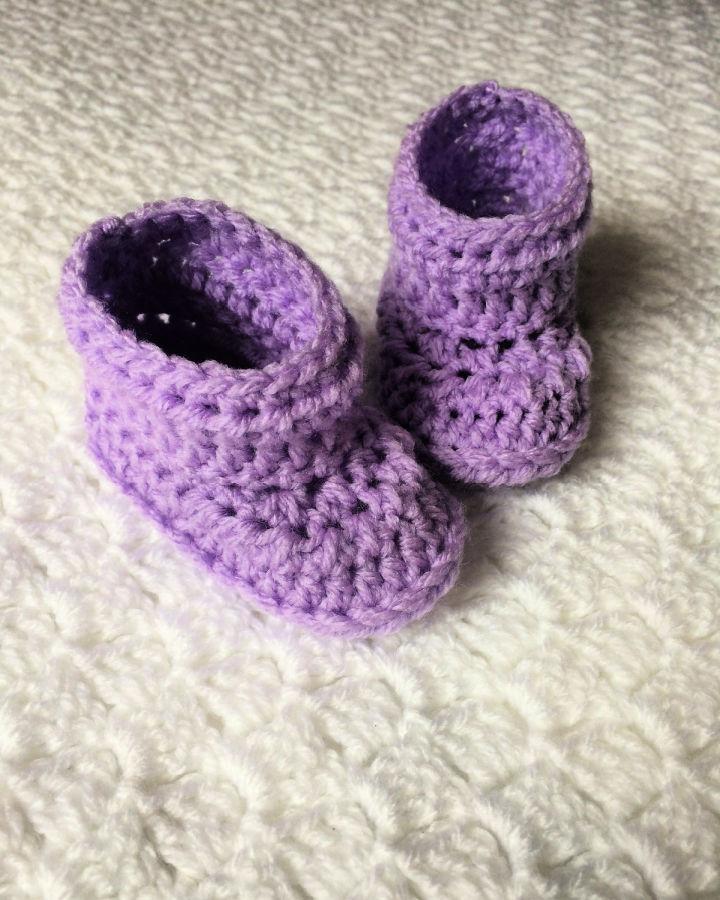 Basic Baby Booties Crochet Pattern