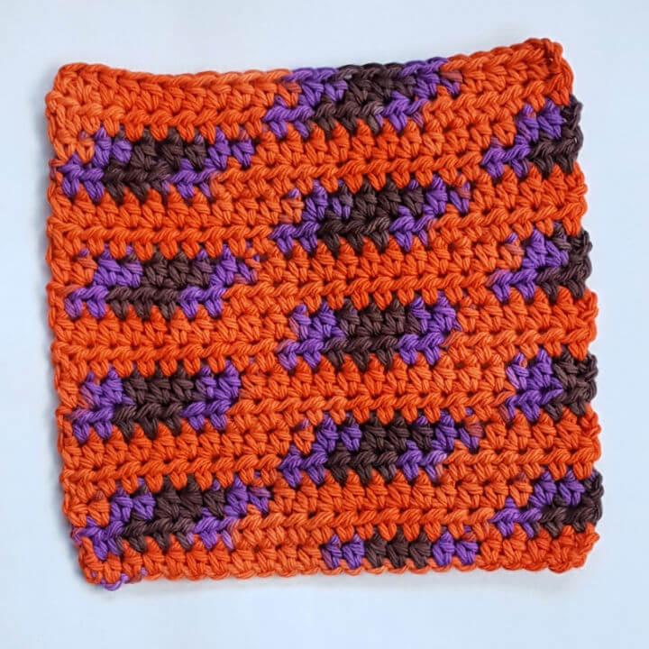 Beginners HDC Crochet Dishcloth Pattern