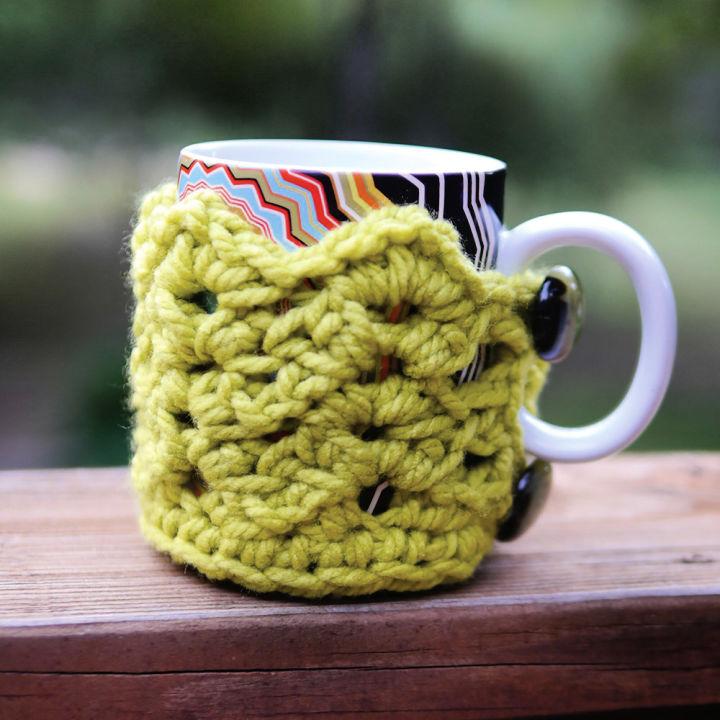 Bernat Cuppa Crochet Coffee Mug Cozy