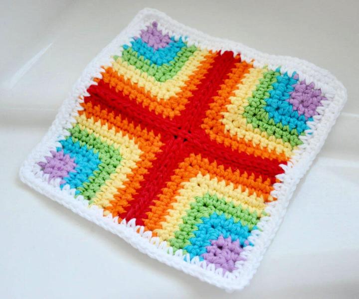 Best Pieced Crochet Dishcloth