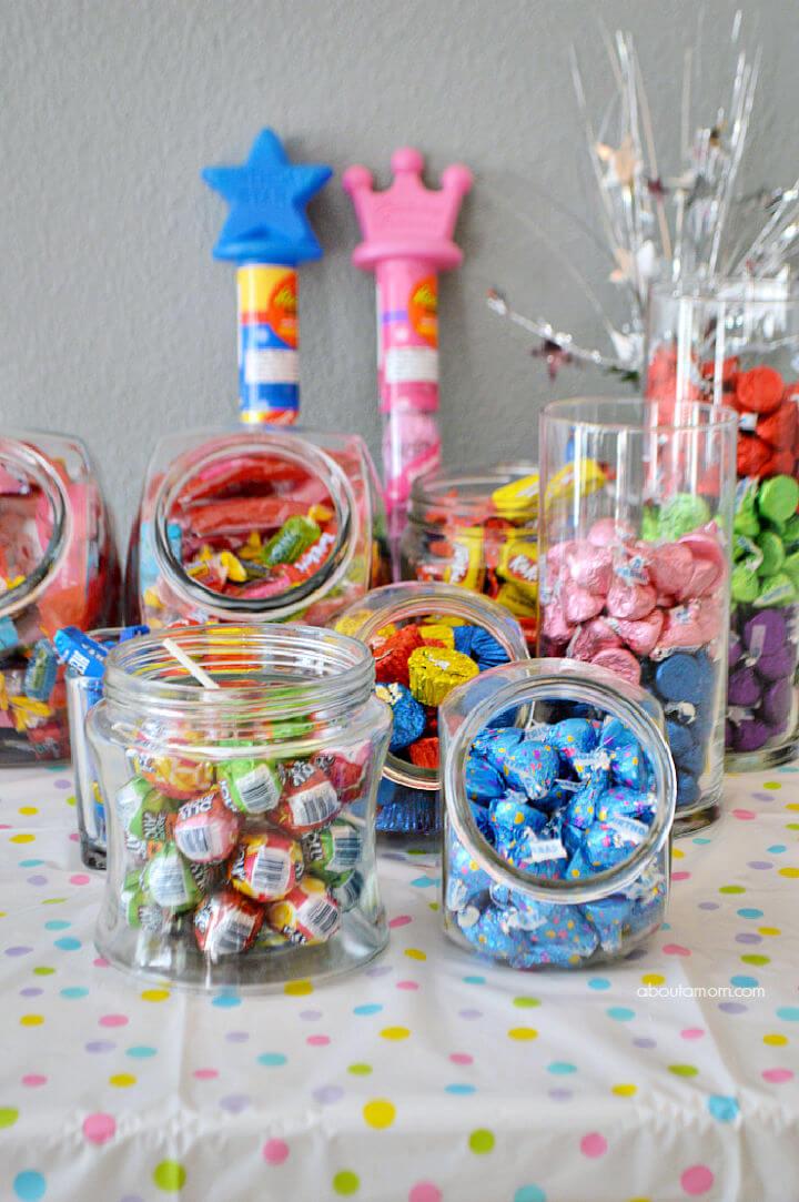 Birthday Party Candy Buffet