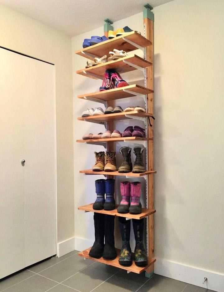 Build a Tall Shoe Rack