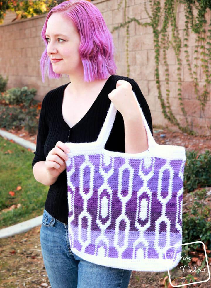 Cecelia Tapestry Bag Crochet Pattern