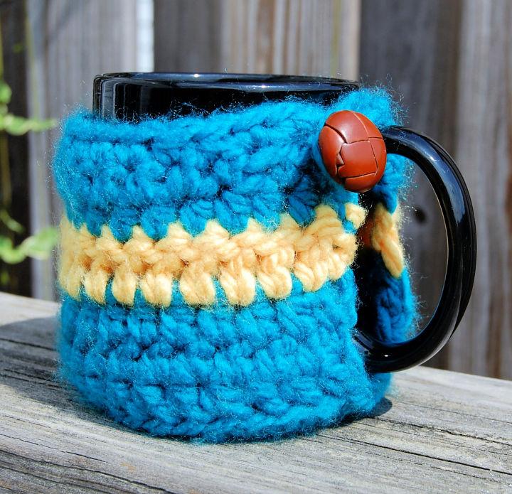Chunky Crochet Mug Cozy Free Pattern