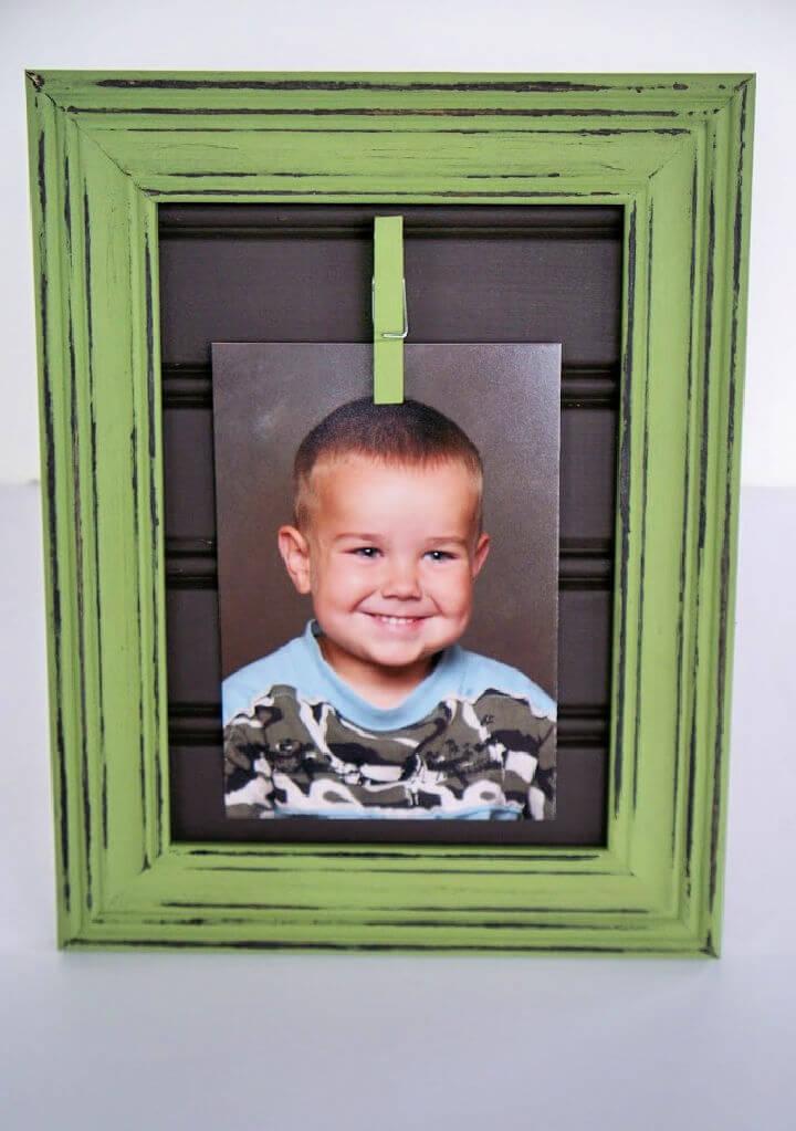 Clothespin Picture Frame