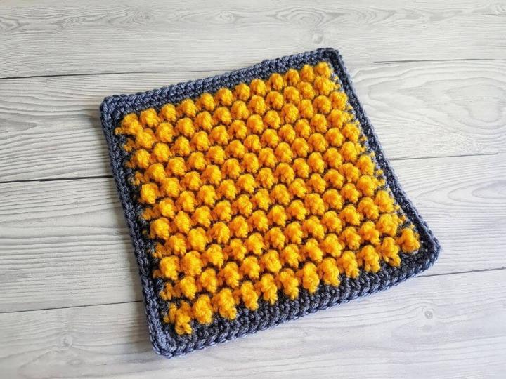 Cobble Stitch Dishcloth Crochet Pattern