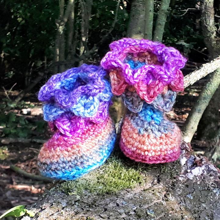 Crochet Baby Dragon Booties