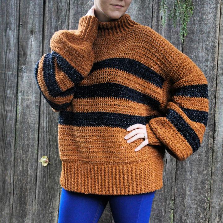 Crochet Cozy Calico Sweater
