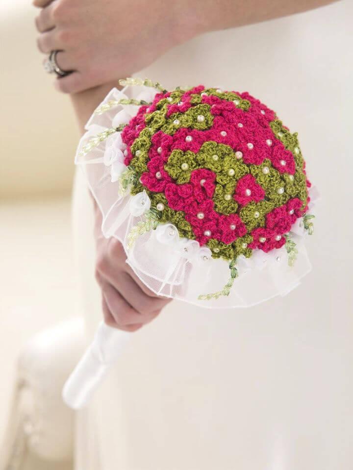 Crochet Flower Wedding Bouquet